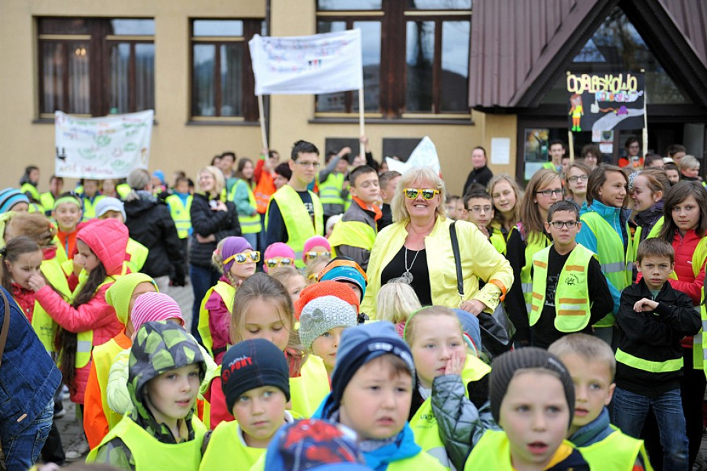 Odblaskowy spacer po Bukowinie