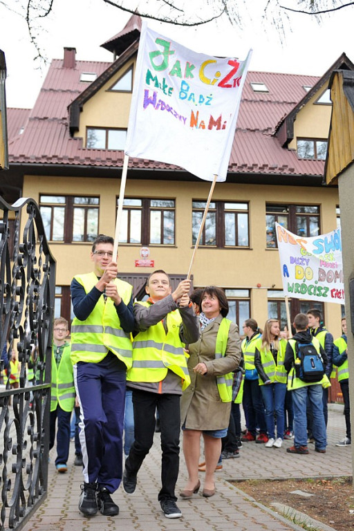 Odblaskowy spacer po Bukowinie