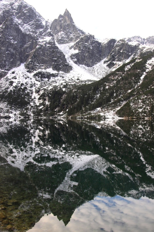 Opustoszałe Morskie Oko i Czarny Staw pod Rysami