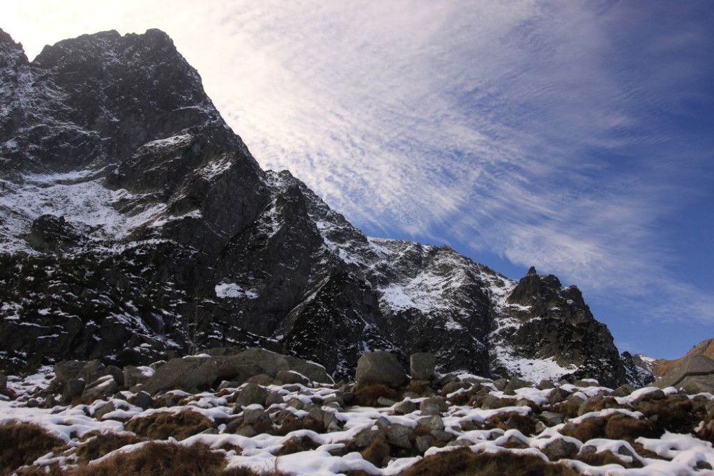 Opustoszałe Morskie Oko i Czarny Staw pod Rysami