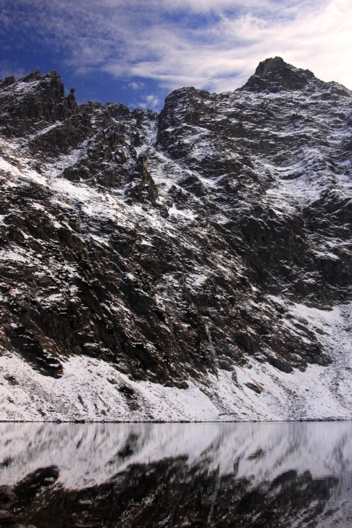 Opustoszałe Morskie Oko i Czarny Staw pod Rysami