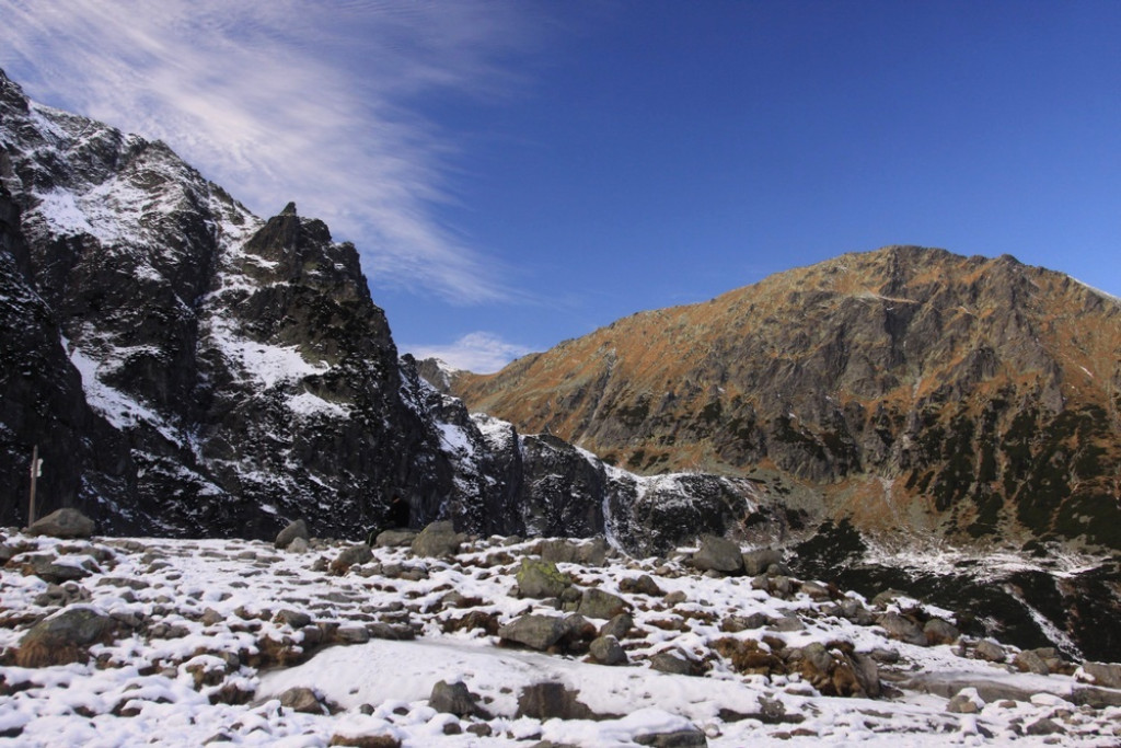 Opustoszałe Morskie Oko i Czarny Staw pod Rysami