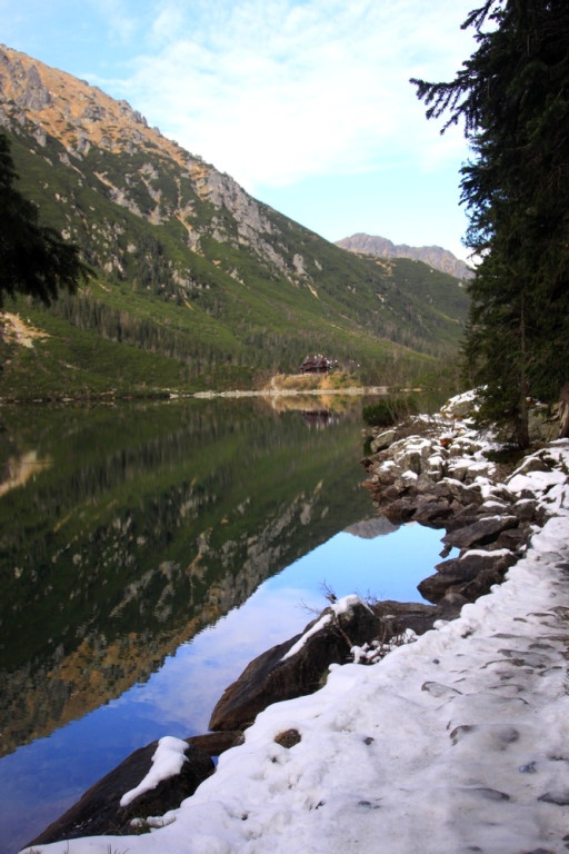 Opustoszałe Morskie Oko i Czarny Staw pod Rysami