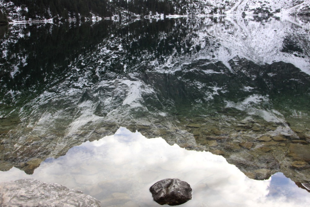 Opustoszałe Morskie Oko i Czarny Staw pod Rysami