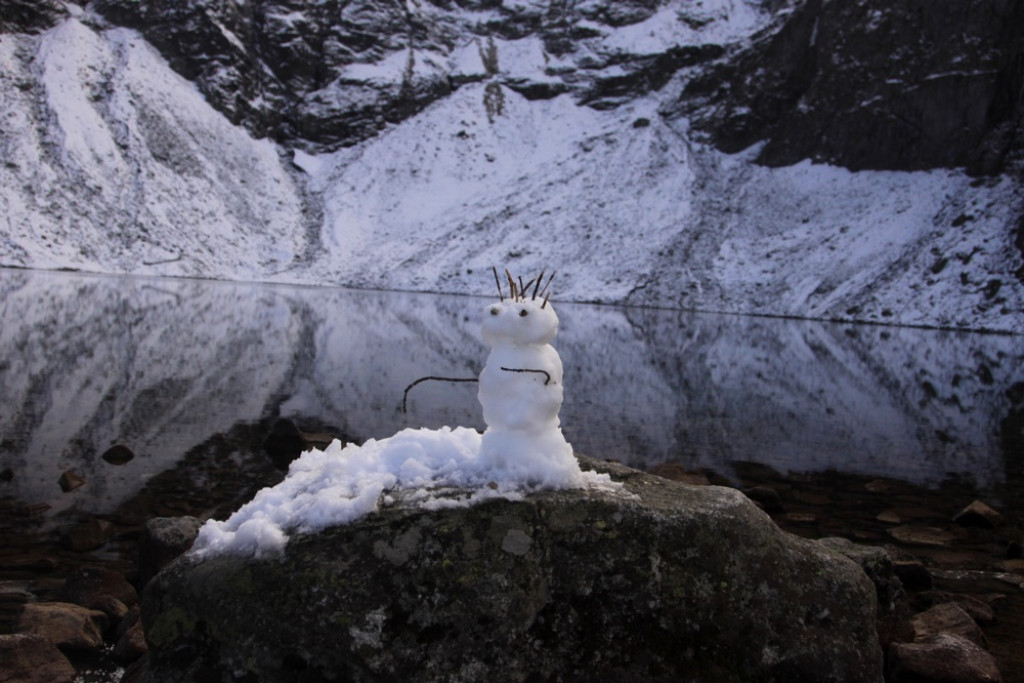 Opustoszałe Morskie Oko i Czarny Staw pod Rysami