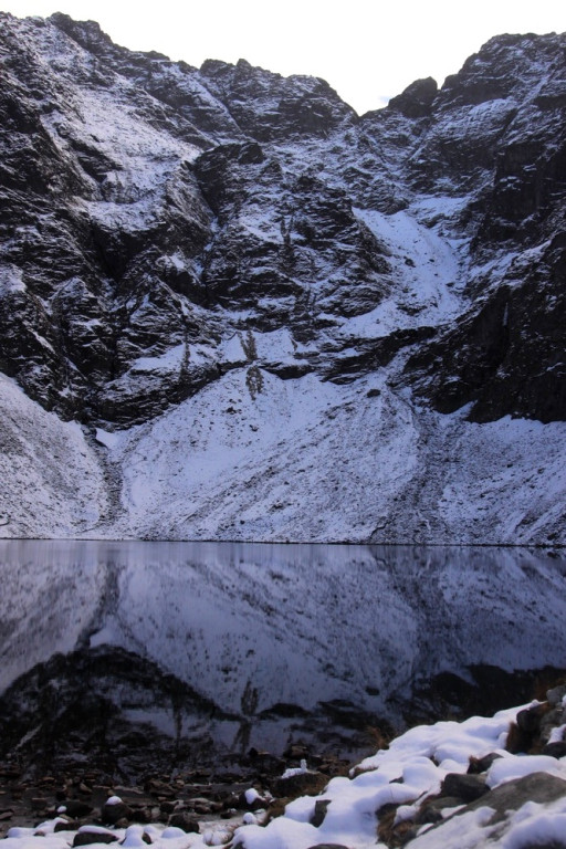 Opustoszałe Morskie Oko i Czarny Staw pod Rysami