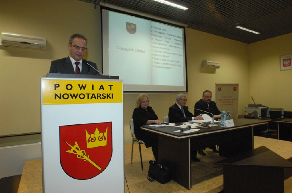 Radni powiatu nowotarskiego złożyli ślubowanie
