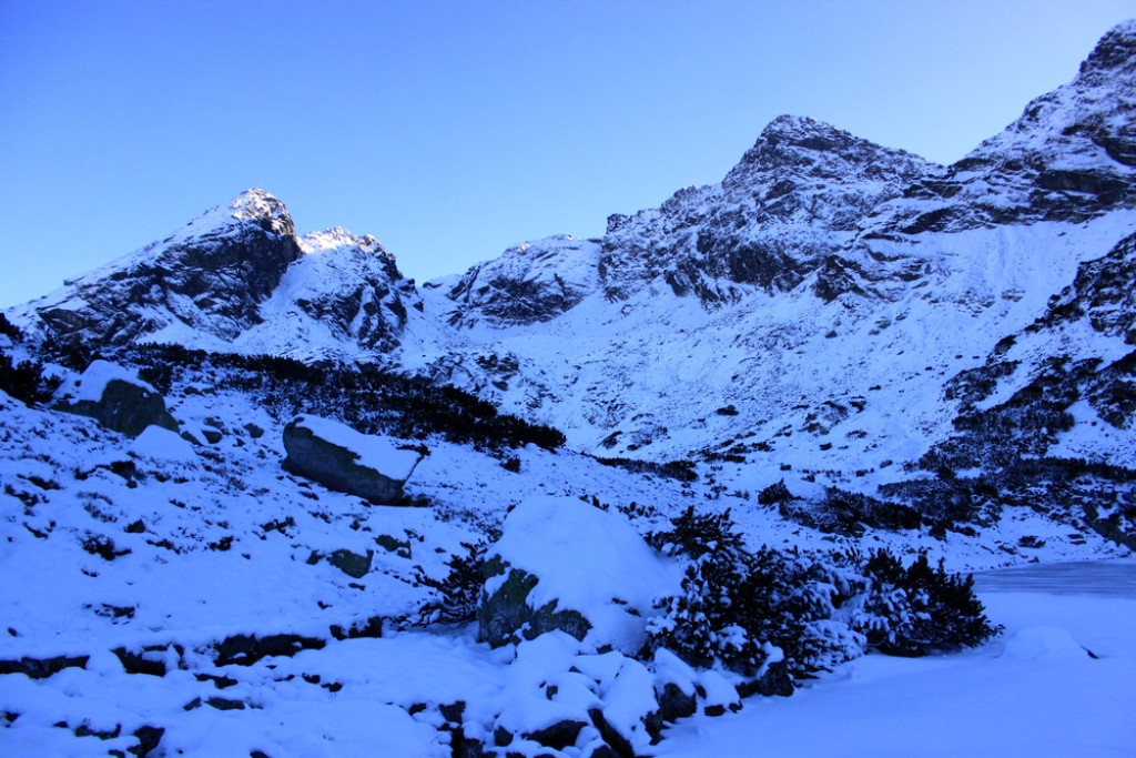 Tatry: Z Brzezin na Gąsienicową i Zielony Staw