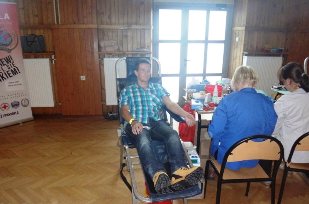 Akcja honorowego krwiodawstwa w nowotarskim "Sokole"