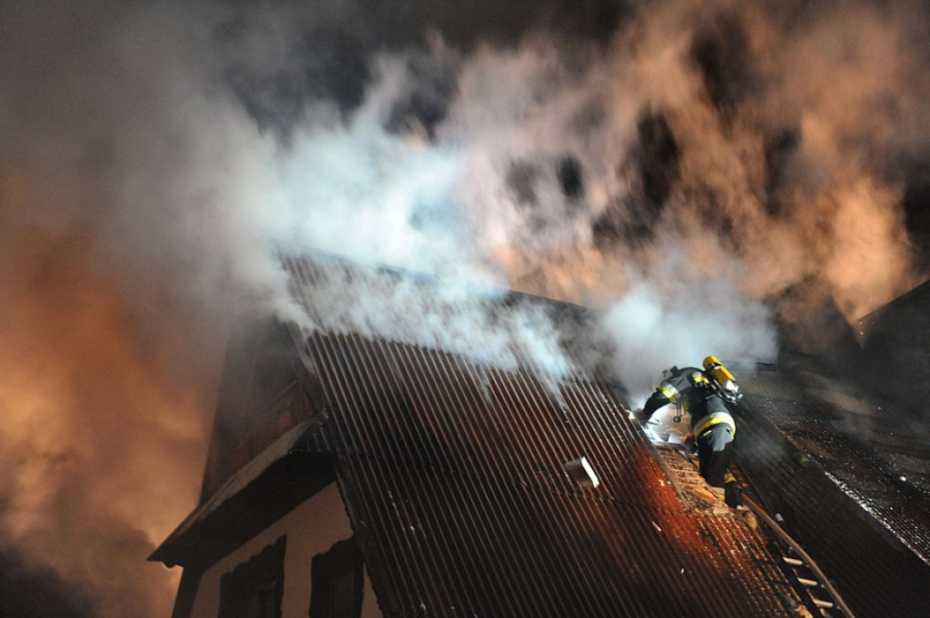 Pożar w Bukowinie Tatrzańskiej