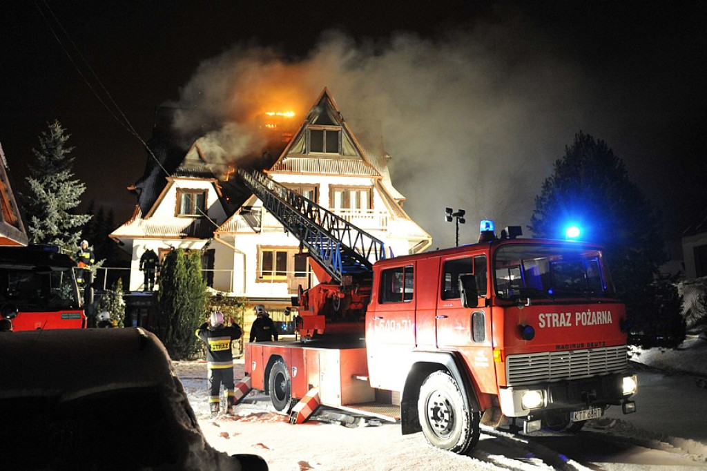 Pożar w Bukowinie Tatrzańskiej