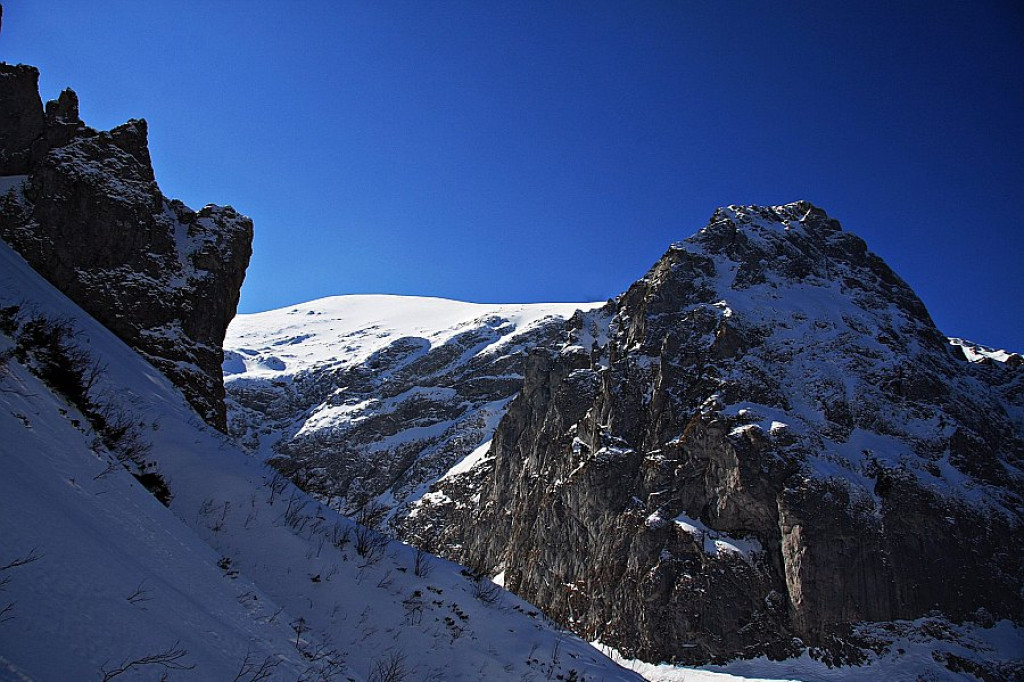Giewont i Czerwone Wierchy w ostatnim dniu zimy