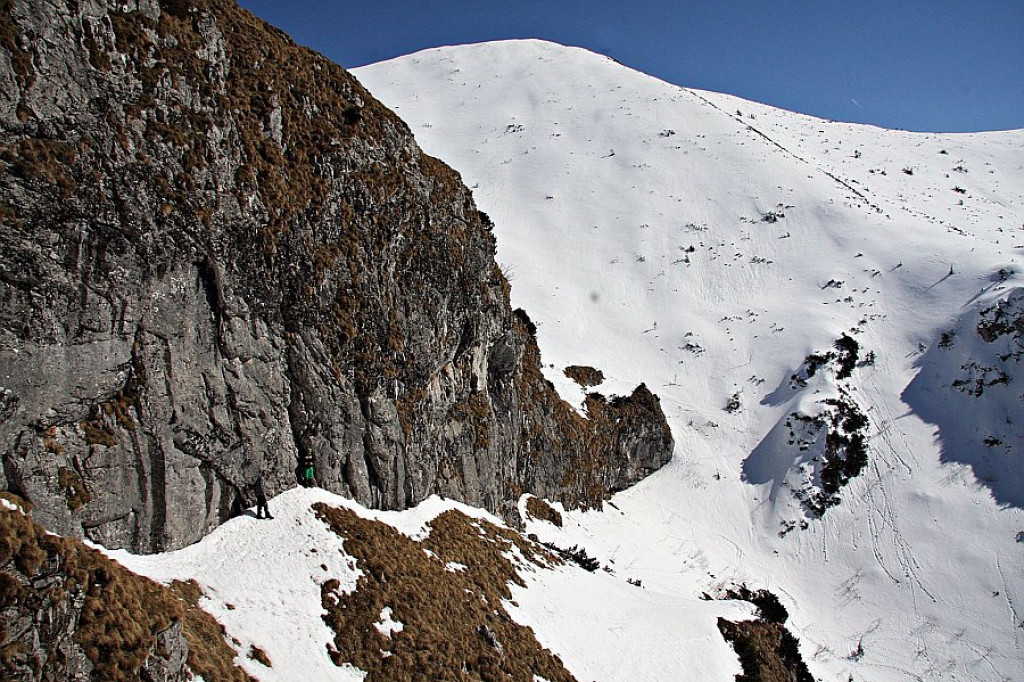 Giewont i Czerwone Wierchy w ostatnim dniu zimy