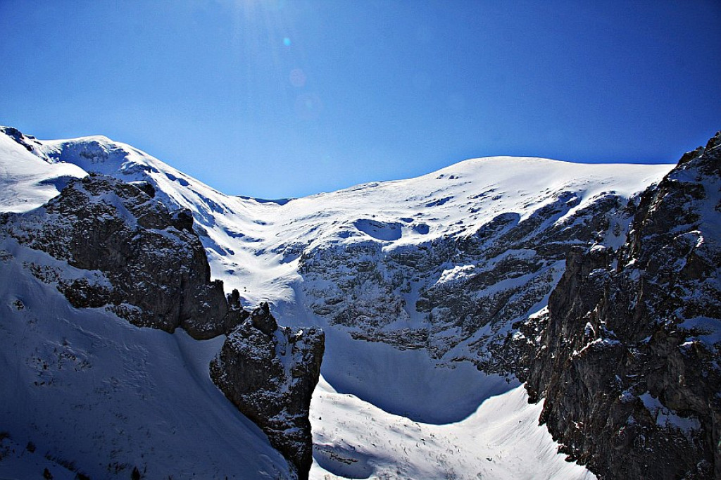 Giewont i Czerwone Wierchy w ostatnim dniu zimy