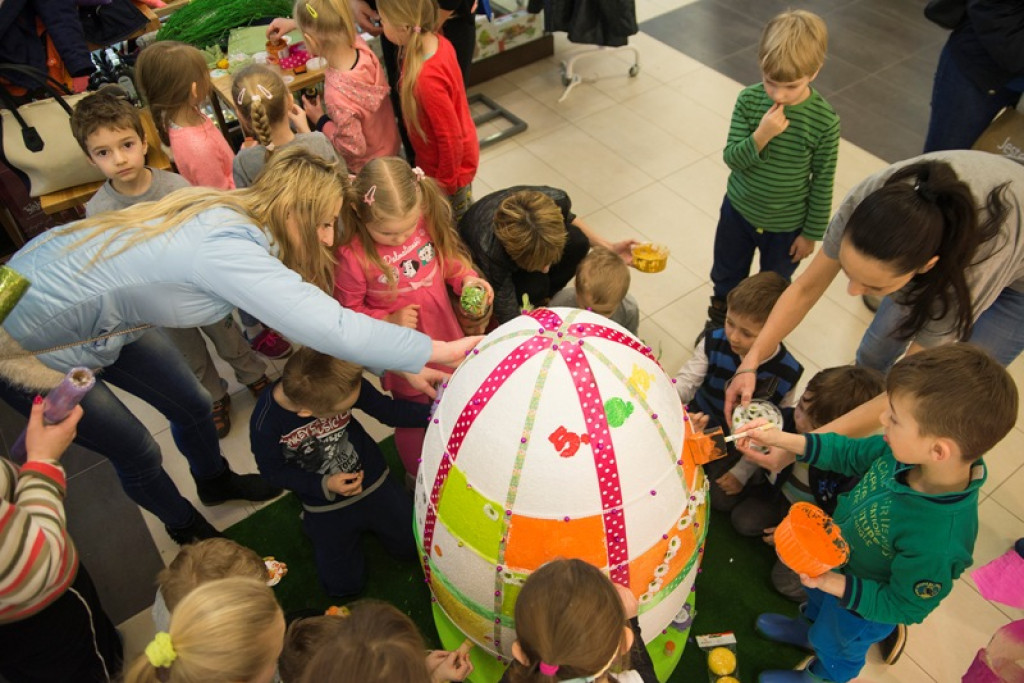 Wielkie malowanie pisanek w „Galerii Nowotarskiej”