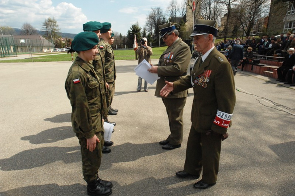 Ślubowanie nowotarskich kadetów