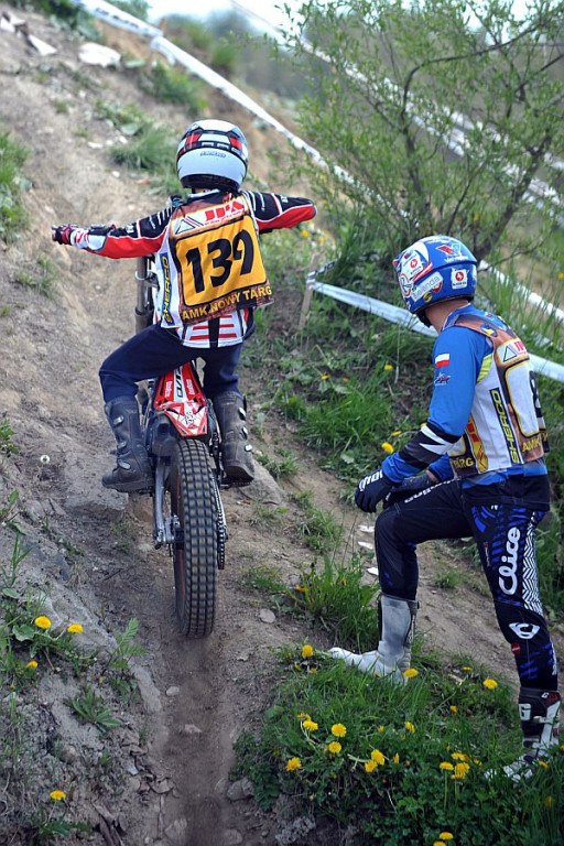 Trial motocyklowy - I i II runda eliminacji mistrzostw Polski
