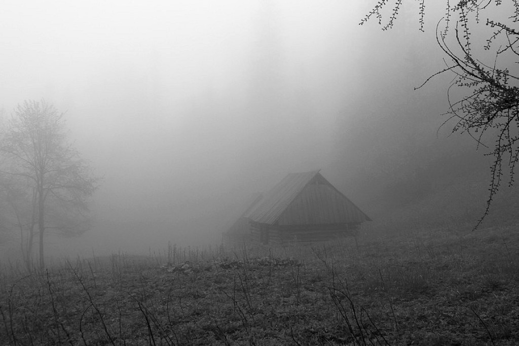 Tajemnicza i zamglona Dol. Strążyska