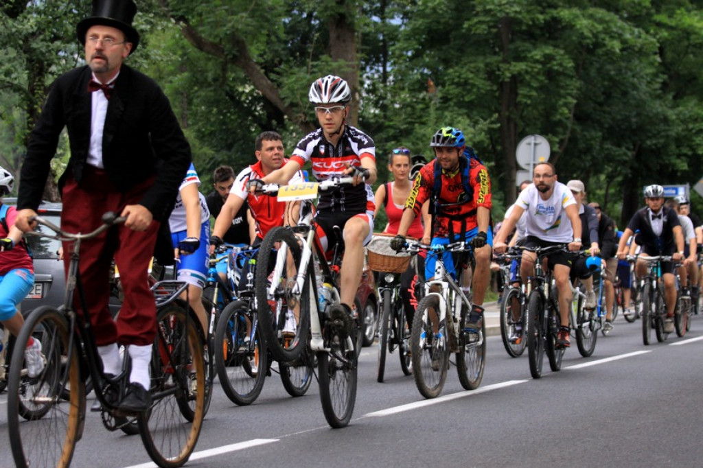 Rowerowa masa krytyczna w Zakopanem