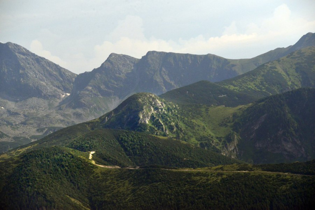 Tatry, Podhale i Pieniny z lotu ptaka