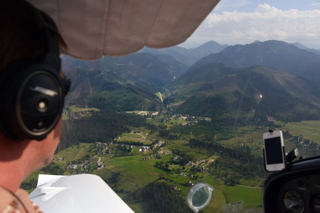 Tatry, Podhale i Pieniny z lotu ptaka