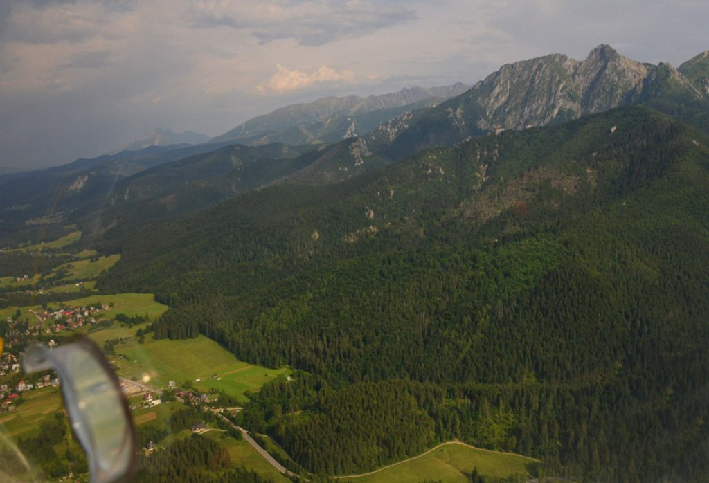 Tatry, Podhale i Pieniny z lotu ptaka