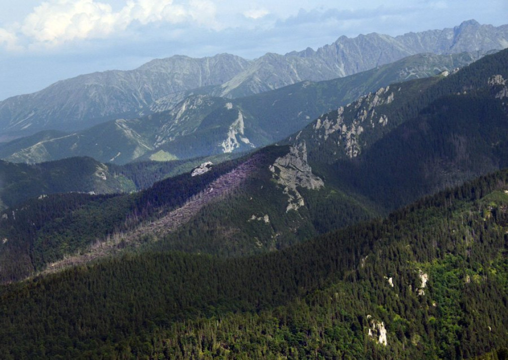 Tatry, Podhale i Pieniny z lotu ptaka