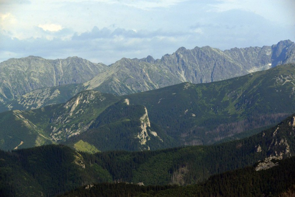 Tatry, Podhale i Pieniny z lotu ptaka
