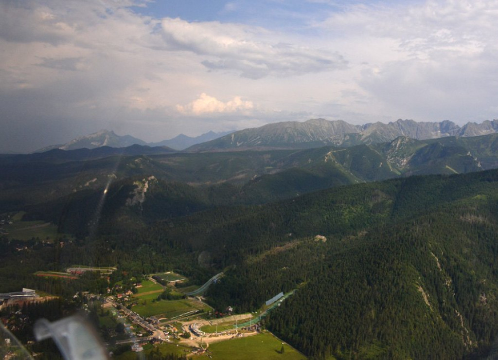 Tatry, Podhale i Pieniny z lotu ptaka