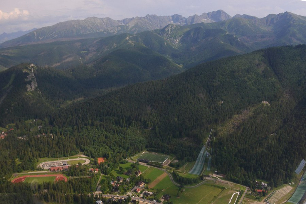 Tatry, Podhale i Pieniny z lotu ptaka