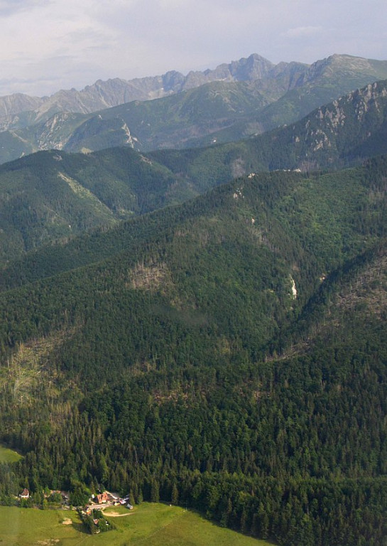 Tatry, Podhale i Pieniny z lotu ptaka