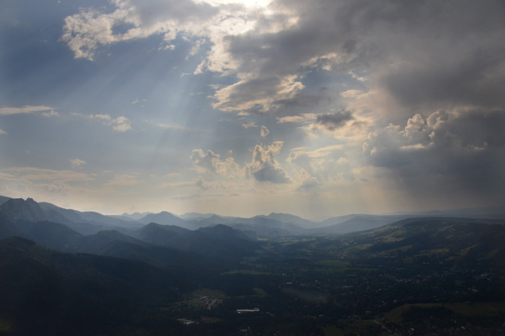 Tatry, Podhale i Pieniny z lotu ptaka