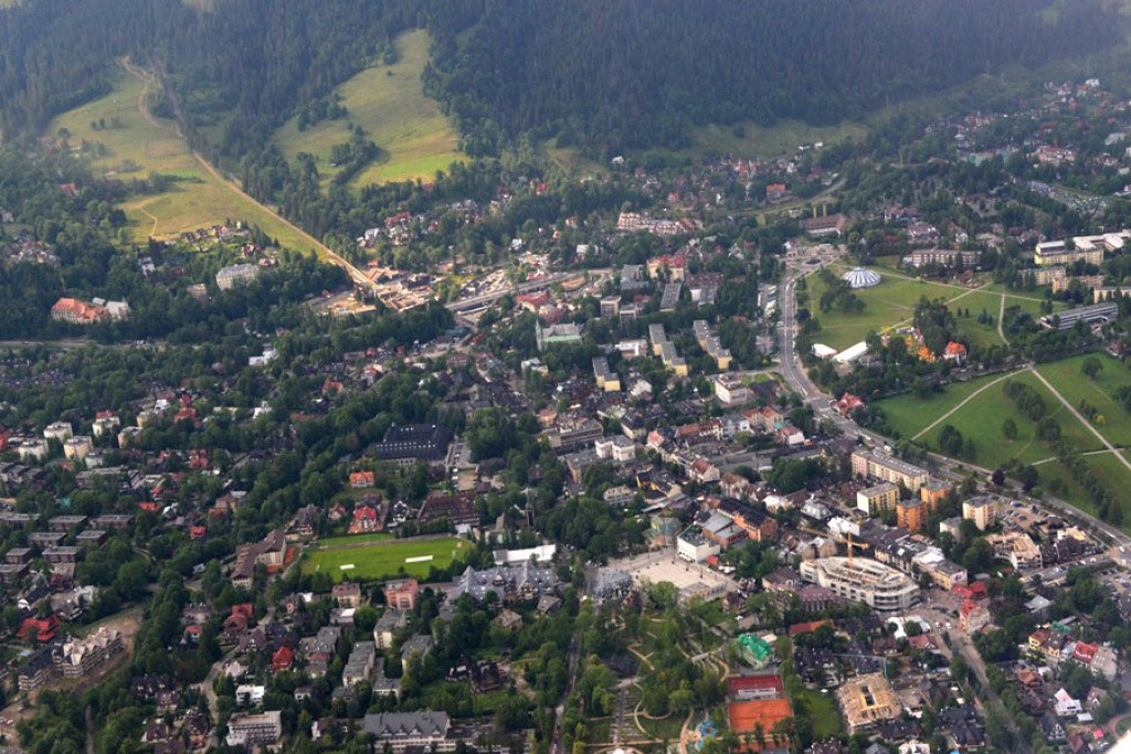 Tatry, Podhale i Pieniny z lotu ptaka