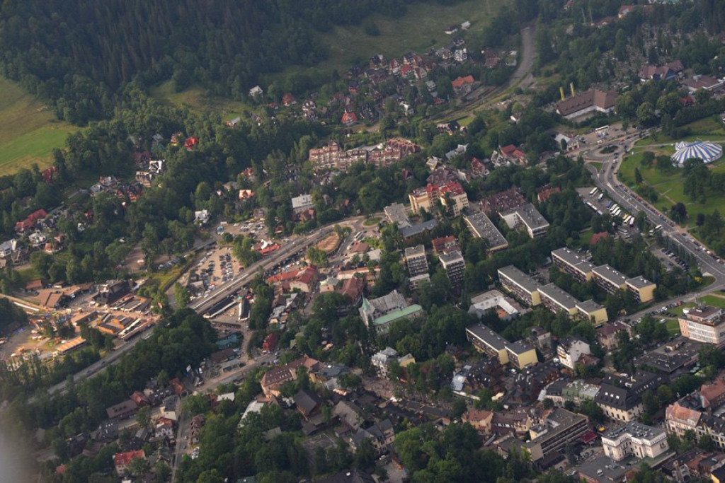 Tatry, Podhale i Pieniny z lotu ptaka