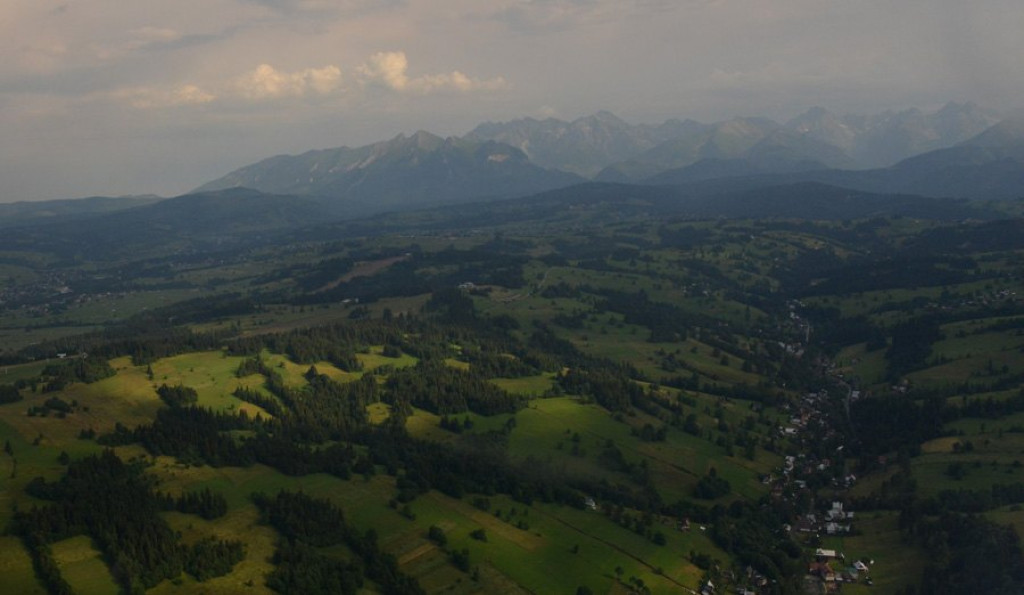 Tatry, Podhale i Pieniny z lotu ptaka