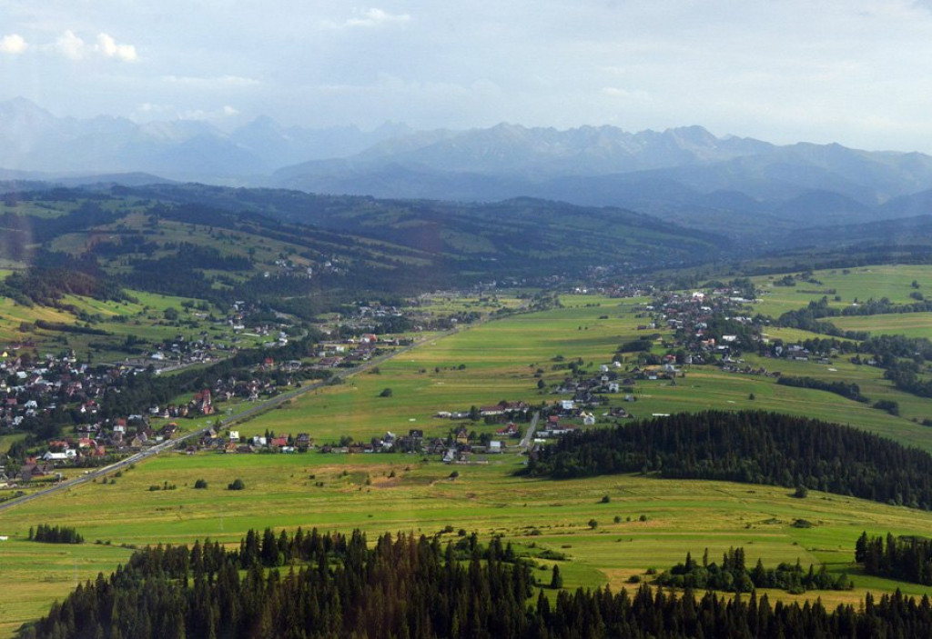 Tatry, Podhale i Pieniny z lotu ptaka