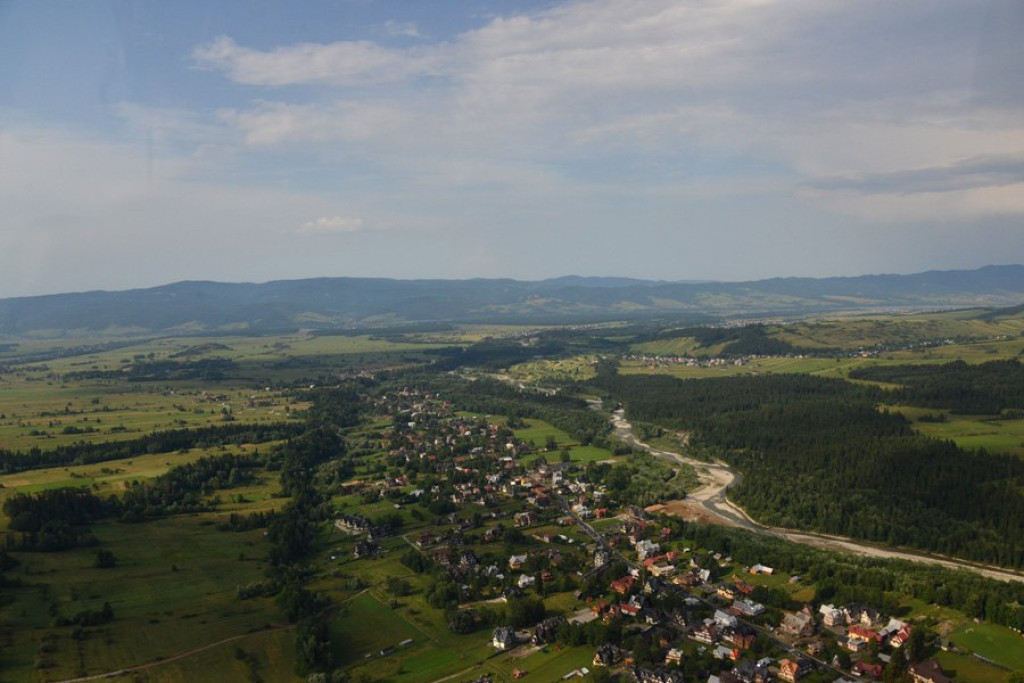 Tatry, Podhale i Pieniny z lotu ptaka