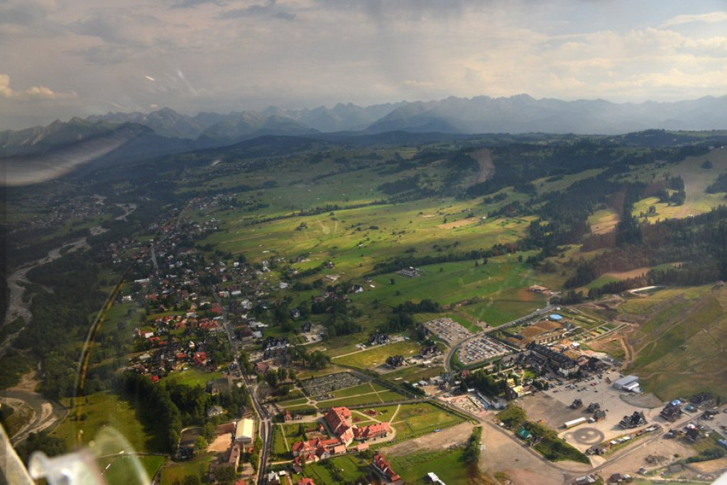 Tatry, Podhale i Pieniny z lotu ptaka