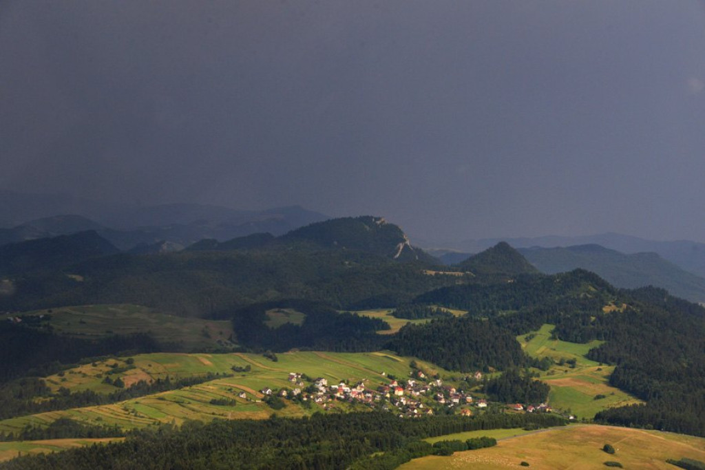 Tatry, Podhale i Pieniny z lotu ptaka