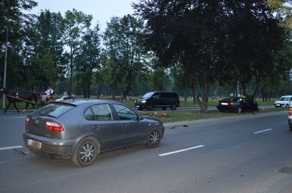Kierowcy byli trzeźwi. Jeden z nich za późno zaczął zawracać