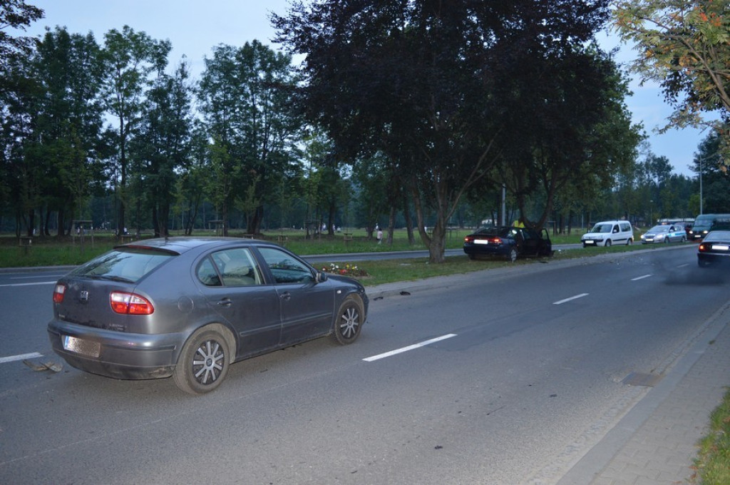 Kierowcy byli trzeźwi. Jeden z nich za późno zaczął zawracać