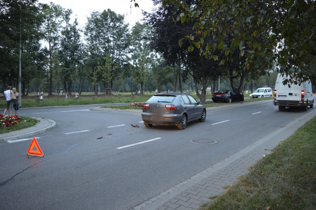 Kierowcy byli trzeźwi. Jeden z nich za późno zaczął zawracać