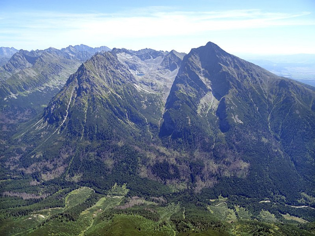 Niecodzienny widok na Tatry Wysokie