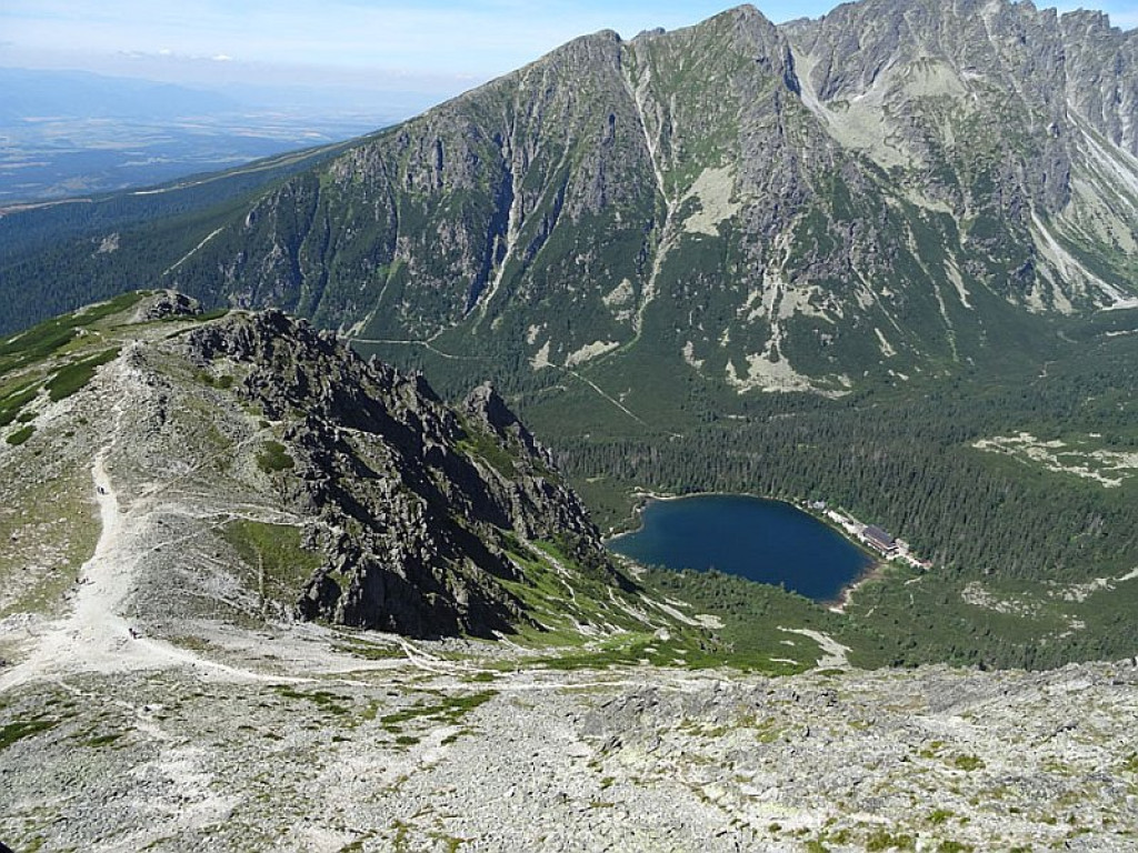 Niecodzienny widok na Tatry Wysokie