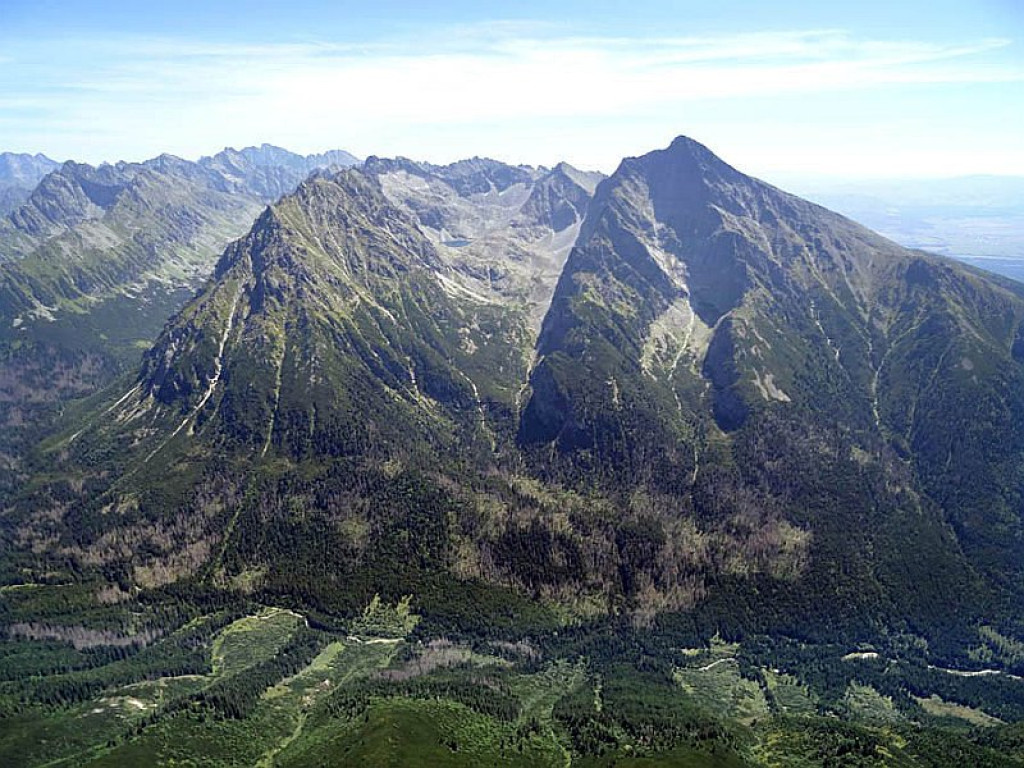 Niecodzienny widok na Tatry Wysokie