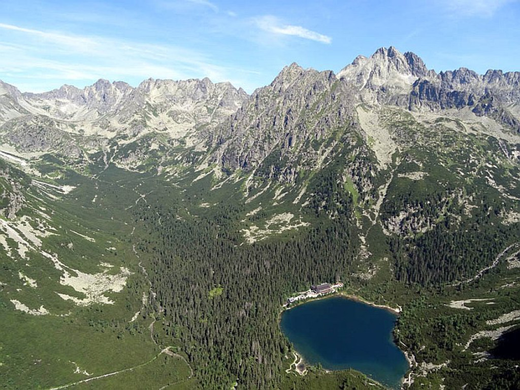 Niecodzienny widok na Tatry Wysokie