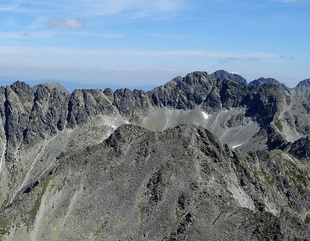 Niecodzienny widok na Tatry Wysokie