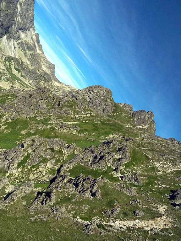 Niecodzienny widok na Tatry Wysokie