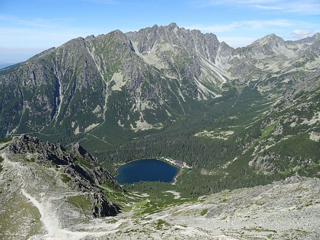 Niecodzienny widok na Tatry Wysokie