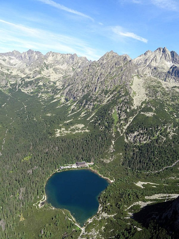Niecodzienny widok na Tatry Wysokie